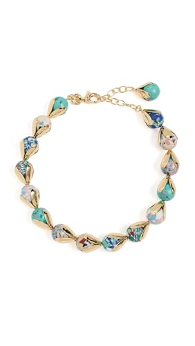 Lele Sadoughi Womens Palm Necklace Terrazzo Multi One Size