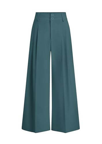 Image of PRETTYGARDEN Women's High Waisted Wide Leg Dress Pants