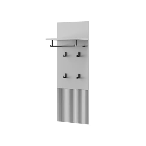 Vicco Wandgarderobe Eliza, Grau, 43 x 120 cm