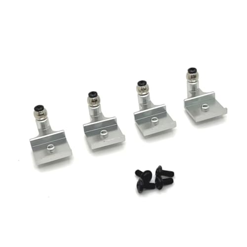 RC�����p�A�N�Z�T���[ For WPL C64 C64-1 1/16 ���^���V���b�N�^���[ �V���b�N�A�u�\�[�o�[�}�E���g�u���P�b�g RC�J�[�A�b�v�O���[�h�p�[�c�A�N�Z�T���[(Silver)