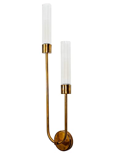 Image of Fancy Wall Light Boro 12 Flute Glass Wall Light /Wall Lamp to Decor Home /Living Room /Bedroom /Office /Dining /Cafe /Restaurants