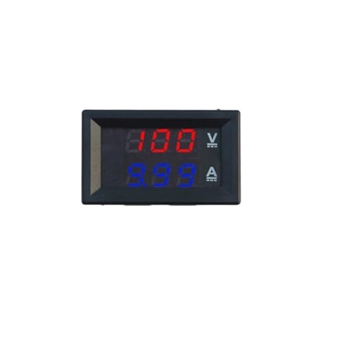 Medidor de corriente de voltaje con pantalla LED dual de 0.28 pulgadas y 10A