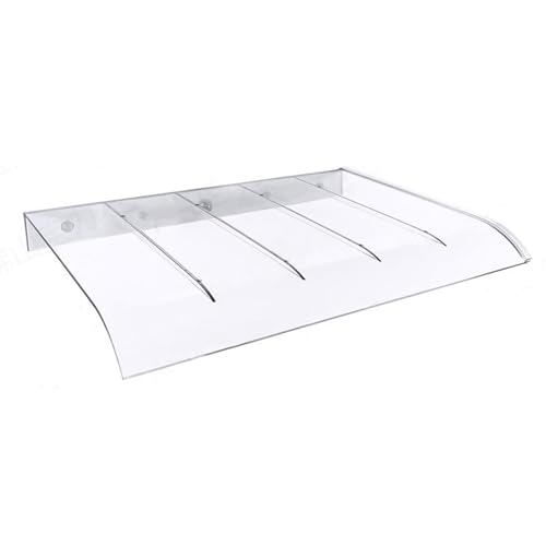 Auvent de porte en polycarbonate transparent pour fenêtres 40x50cm