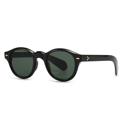 Lunettes de soleil rondes punk à rivets LVTFCO nuances de haute qualité