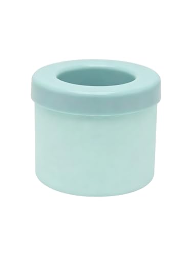 Molde de silicona para hielo 3D cilíndrico con tapa miniatura 2