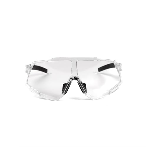 Tactical Pro Supply - Top Mount Eyewear, Built-In Myopia Frame, 400 Uv Protection to Protect Your Eyes, Made from Quality Materials with Tac Polarized Lenses - (White Frame)