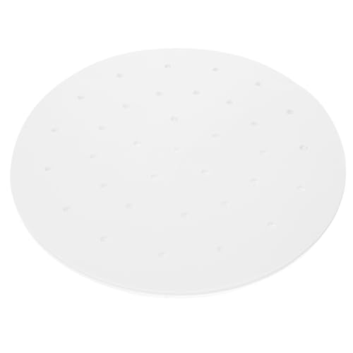 IWOWHERO 100 piezas Unidades Papel Redondo para Barbacoa y Hornear Antiadherente Resistente al Aceite Doble Cara Apto para Horno Microondas y Vapor Absorbente para Cocinar Color Aleatorio