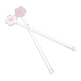 Photo Gallery amosfun 2 pezzi bastoncini miscelatori in vetro rosa forma fiore bastoncini riutilizzabili per cocktail latte per contenitori profondi Photo Gallery amosfun 2 pezzi bastoncini miscelatori in vetro rosa forma fiore bastoncini riutilizzabili per cocktail latte per contenitori profondi