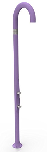 Arkema Funny Yin - Ducha Tradicional De Exterior Para Jardín, Mezclador Y Fregadero, Color Morado