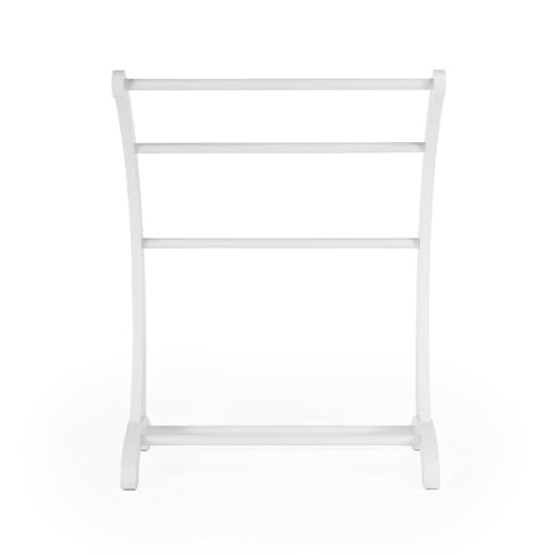 Butler-Specialty-Company-Nathaniel-Blanket-StandTowel-Rack-White Butler Specialty Company Nathaniel Blanket StandTowel Rack White