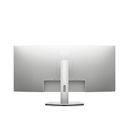Dell S3422Dw - 34-Inch Wqhd 21:9 Curved Monitor, 3440 X 1440 At 100Hz, 1800R, Built-In Dual 5W Speakers, 4Ms Grey-To-Grey Response Time (Extreme Mode), 16.7 Million Colors, Silver #TOP6