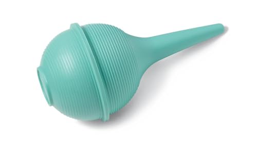 Comfort Axis Baby Nasal Aspirator and Ear Wax Bulb Syringe, Green, 3 Oz, Pack of 2