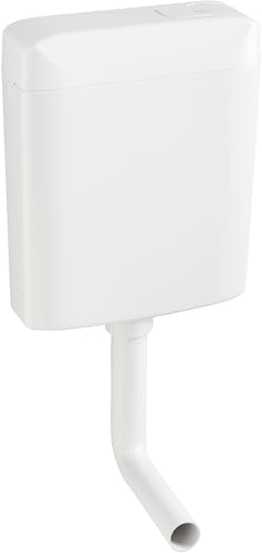 WISA 470 Aufputz-Spülkasten – Tiefhängend, Weiß – 6–7,5L Spülvolumen, Spülunterbrechung, Leise (