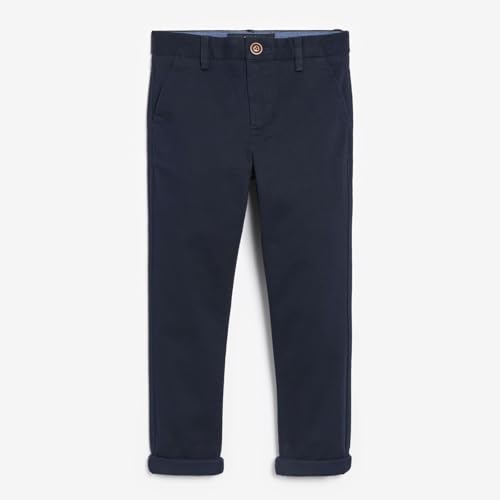 NEXT Jungen Chinohose mit Stretch (3-16 Jahre) – Skinny Fit Marineblau...
