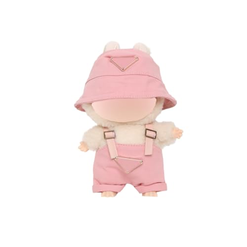 Clothes for Labubu, 2-Piece17cm Clothes Hat & Overalls Set Clothe...