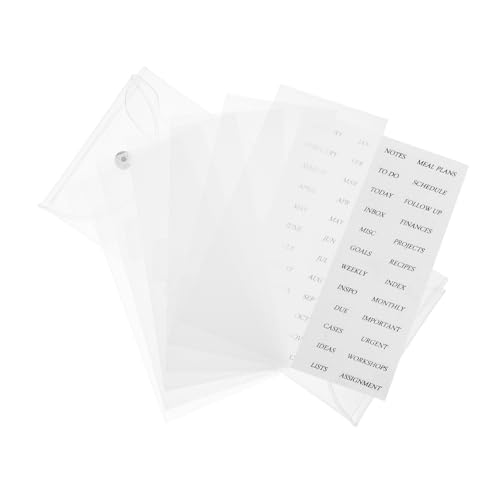 HOMSFOU Budget Binder 1Satz mit Trennwänden