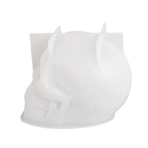 Moule de crâne, moule de silicone de crâne - Moules en résine époxy squelette - Moules de crâne en Silicone pour résine époxy, bougie, glaçon, moules...
