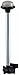 Perko 1634DP0CHR Horizontal-Mount Fold Down White All-Round Pole Light - 14.75" Height