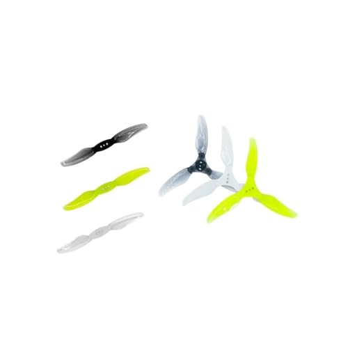 Hélice pliante 3 pouces blanche à 3 pales renforcées pour drone FPV UAV