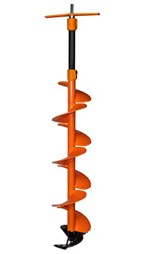 RAZR Ice Augers Synthetic Ultra, 6-8 inch with Pro Curved Blades (8 inch)