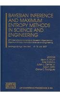 Buy BAYESIAN INFERENCE AND MAXIMUM ENTROPY METHODS IN SCIENCE AND ...