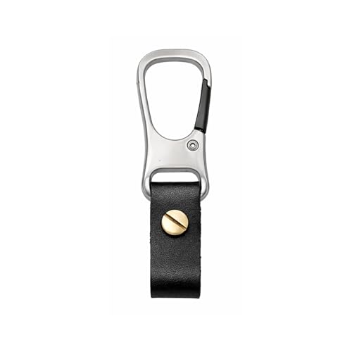 Image of THE MEN THING - Stylish Multicolor Stainless Steel Keychain for Men & Boys (ROGUE CLIP BLACK)