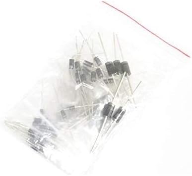 Kit diodi Schottky a commutazione rapida Set 1N4148 1N4007 1N5819 1N5399 1N5408 1N5822 FR107 FR207 8 valori = 100 pezzi Componenti elettronici LED fai-da-te