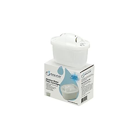 Life Ionizer - Pitcher of Life Improved 2024 - Alkaline Pitcher Replacement Water Filters - Super Alkaline Water Filter Cartridge - Premium Water Alkalizer & Purifier - Single Pack Cover