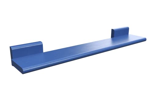ABC MEUBLES - Tablette Bois Bleu - SDBTB - Bleu Fonc� Cover