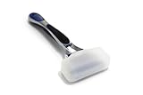 Coghlan's Silicone Razor Cover - Food-Grade Protector for Disposable & Cartridge Razors, Travel-Friendly, Dishwasher Safe, Compact Size 2-Pack (Blue & White), Fits Most Razor Types