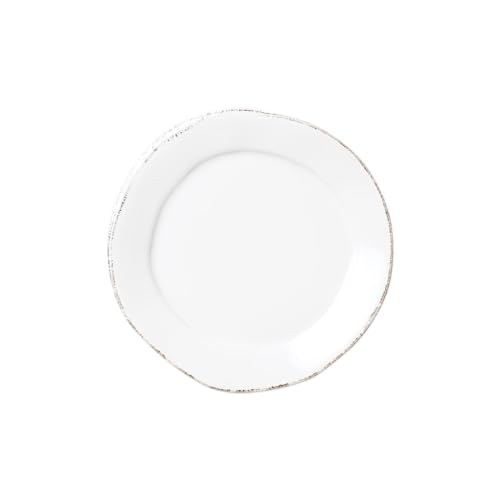VIETRI Lastra White Canape Plate