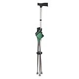 [qiukala]ステッキチェア 折りたたみ 椅子付き杖 登山杖 シート付き 折りたたみ式杖椅子 アルミ製 多機能 杖 椅子 軽量 耐荷重150kg 高さ調整可能 3本脚設計 持ち運び コンパクト収納 快適 安定性 歩行補助杖 椅子つき杖 高齢者 障がい者対応 旅行/釣り/ハイキング対応