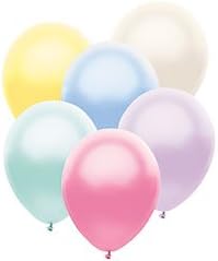 11" Light Pearl Assorted Balloons Pkg 100