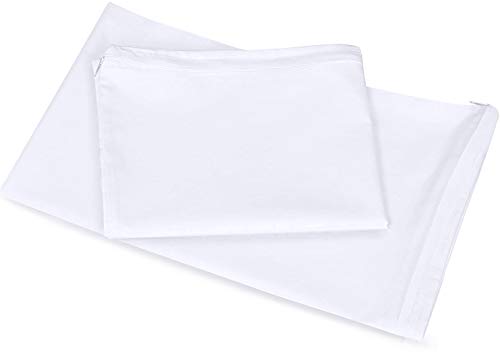 Utopia Bedding Waterproof Pillow Protector Zippered (2 Pack) Body – Bed Bug Proof Pillow Encasement 20 X 54 Inches #TOP1