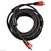 CableVantage New PREMIUM HDMI CABLE 30FT For BLURAY 3D DVD PS3 HDTV XBOX LCD HD TV 1080P Red Mesh High Speed Gold-plated Cord Red