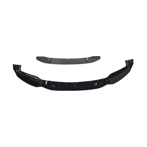 Séparateur pare-choc avant noir brillant pour BMW X6 F16 2015-2019