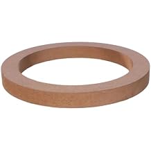 Zerodeko 2pcs Wooden Speaker Pad Soundproofing Car Muffler Pad Auto Accessories Sound Dampening