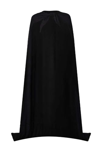 Cape Elphaba femme costume de sorcière longue robe noire Halloween adulte