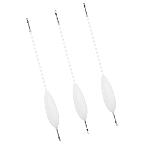 12/15/20/30/30/40g釣りフロート爆弾形状上向きのボブアクリルフローティング浮力ボババー長いキャスティング3PCS釣りキャスティングウェイト