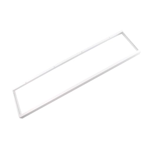 ENOVALITE LED-Panel Aufbaurahmen für LED-Panels | Aufputz | steckbar | weiß | einfache Montage | Wand- und Deckenmontage (Für 120x30 cm Panel)
