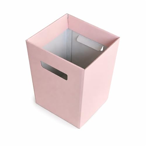 Corsage Creations | Delivery Boxes Pack of 10 | Durable Flower Boxes for Bouquets with Built-In Handles | Ideal for Floral Arrangements Bouquets Gift Packaging & Displays | 24.5×18×18cm (Pale Pink)
