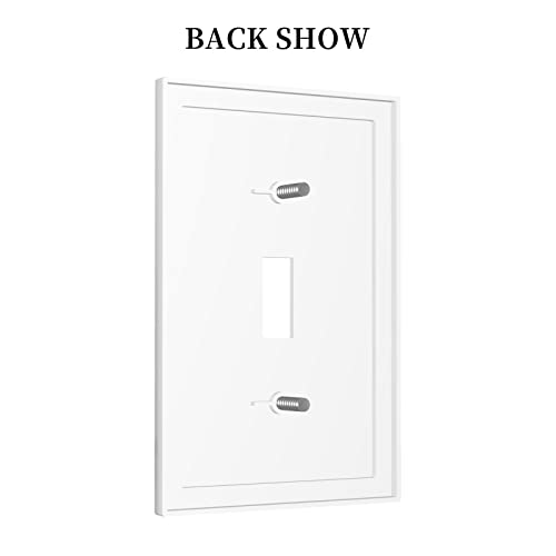 Funny Highland Cow In Bathtub 1 Gang Light Switch Cover Decorative Single Toggle Wall Plate Electrical Switchplate Standard Size Facplate For Kitchen Bathroom Bedroom Decor 5" X 3" #TOP3