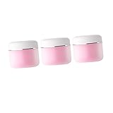 Didiseaon 3pièces Boîte Crème Rose Portable Double Couches r Coin Rangement Cosmétique...