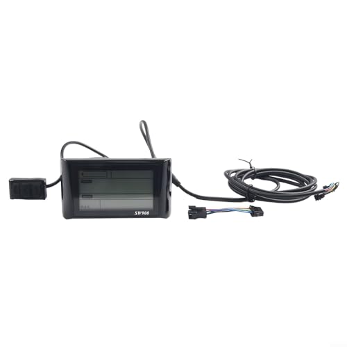 Panel de control ebike SW900 con pantalla LCD de 6 pines para velocímetro de scooter 36V 3