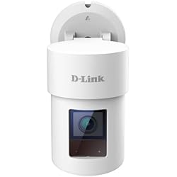 Camara Motorizada Exterior D-Link DCS-8635LH Cámara WiFi IP 2K, Exterior, IP65, HD 1440p, Lente motorizada, detección personas y rotura cristales, grabación nube, seguridad hogar, alarma integrada