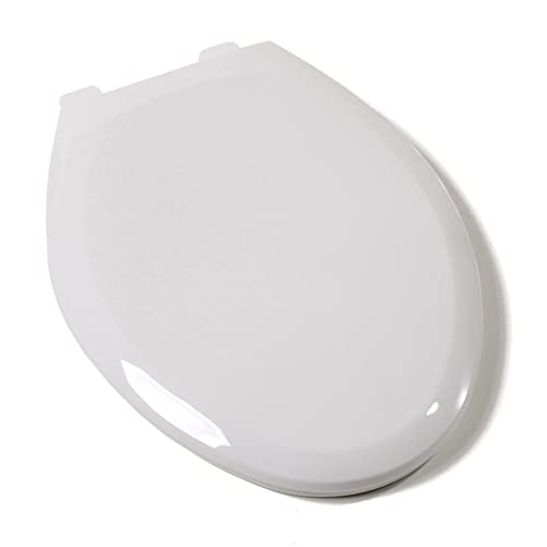 Comfort Seats C2200S00 EZ Close Deluxe Plastic Toilet Seat, Elongated, White