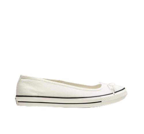 Converse Chuck Taylor All Star Dainty Ballerina Slip para mujer, Egret/Black/Egret 2, 8 US