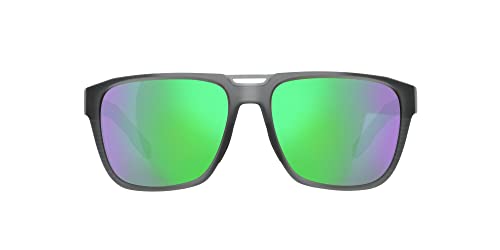 Native Eyewear Men's Mammoth Square Sunglasses, Polarized Green Reflex, 57 mm