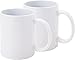 Tassen Becher günstig Kaufen-2er-Pack VBS Kaffebecher Kaffe-Tasse Porzellan weiß Pott Tee Küche Restaurant Tassen Becher