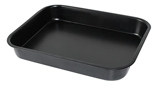 ELO Basic 54637 Auflaufform aus Carbonstahl, 27 cm, schwarz